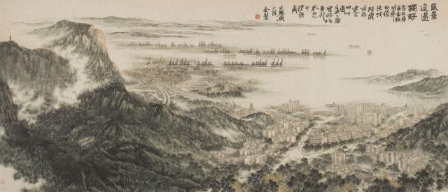 13喬廣洋、邱國威 《風(fēng)景這邊獨好》 180cm×360cm 紙本設(shè)色 2010.jpg