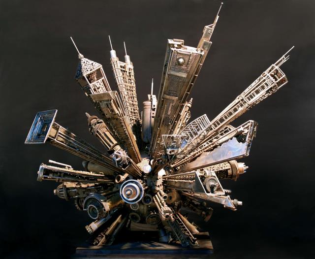36余澎 《深圳?深圳》120cm×120cm×150cm 鋼 2010.jpg