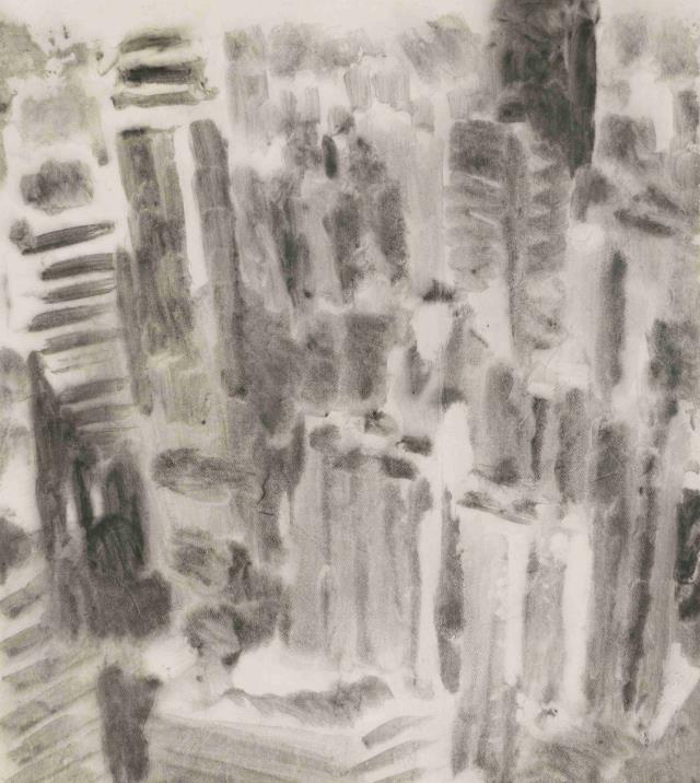 14董小明 《都市水墨》 58cm×65cm 紙本設色 1995.jpg