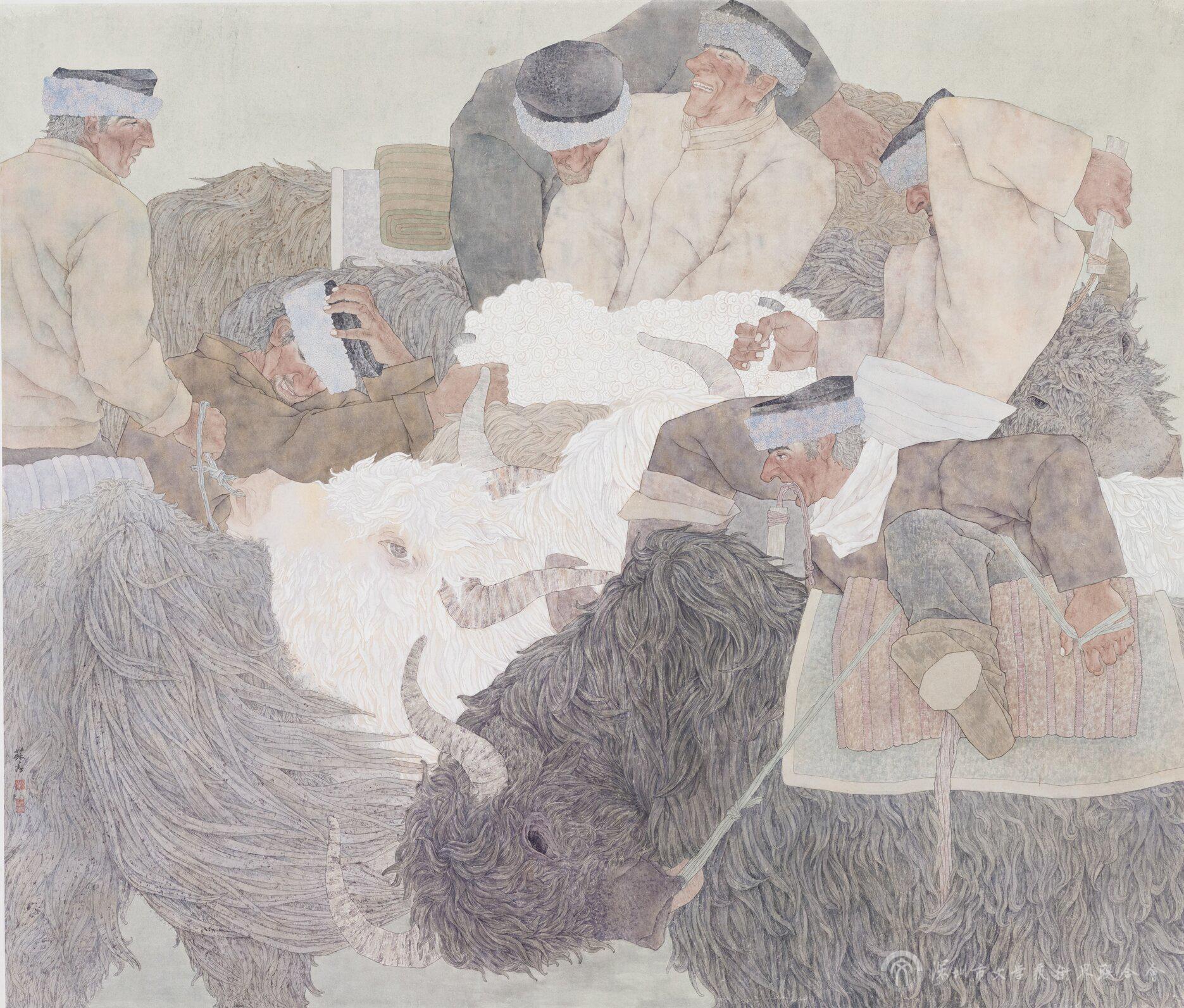 13蘇濤《帕米爾雄風》150X180cm紙本2019年.jpg