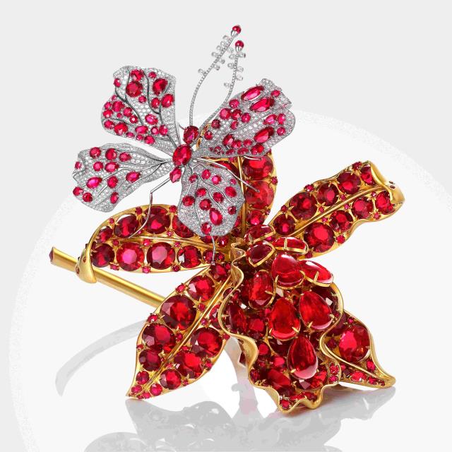 47金銀手工鑲嵌 李彤《蝴蝶與花》.jpg